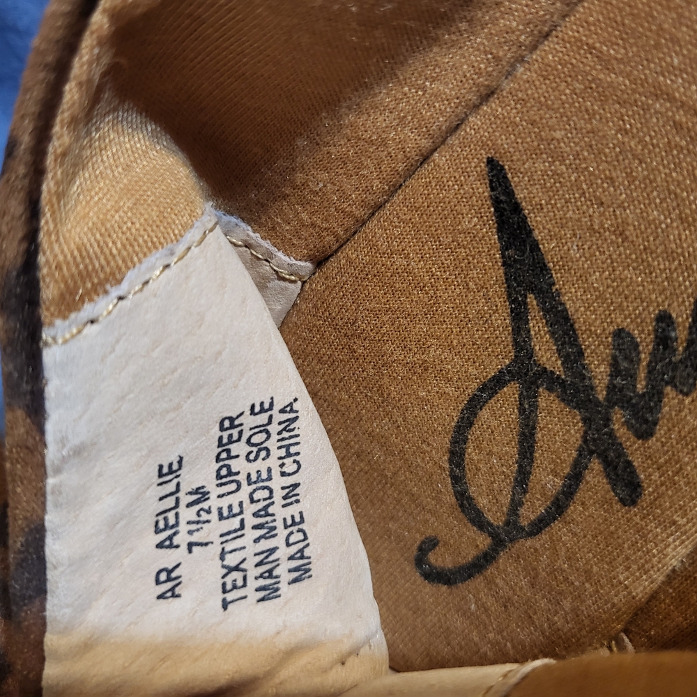 Brown Textile Upper Shoes